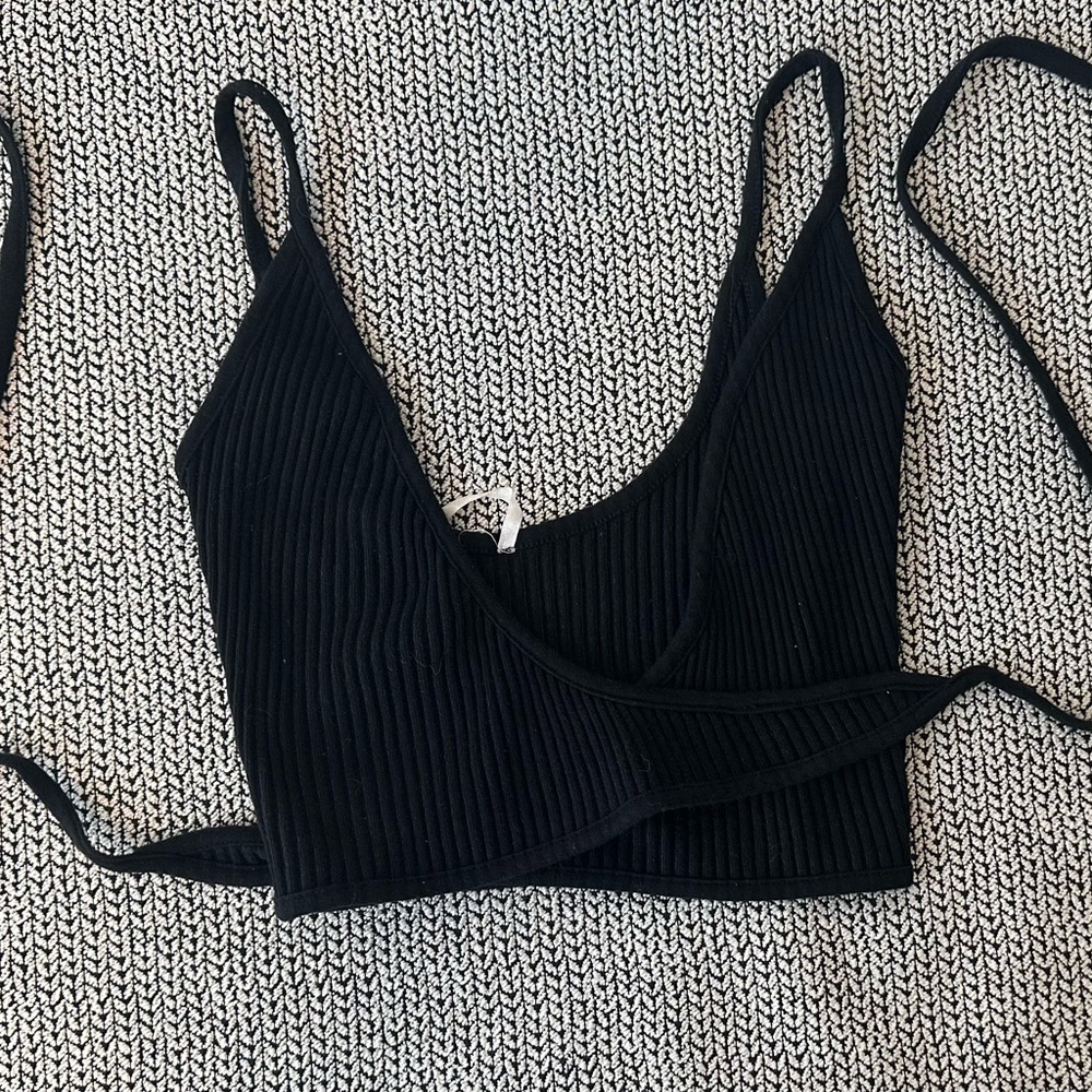 “Are You Am I” tie back top